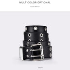 Fashion Alloy women Belts Chain luxury for Genuine Leather New style Pin Buckle Jeans Decorative Ladies Retro Decorative Punk