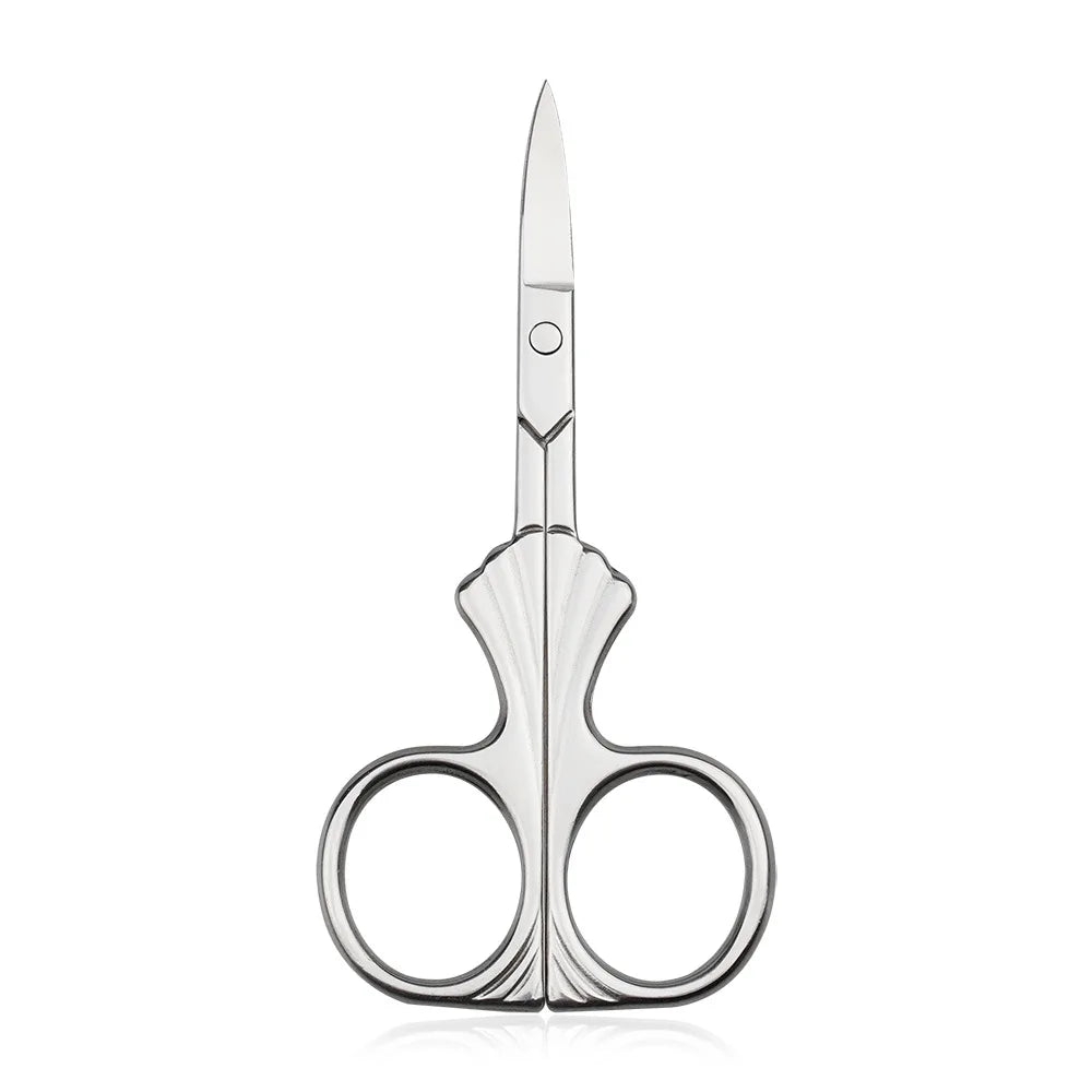 Vintage Stainless Steel Eyebrow Trimming Scissors