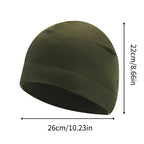 Fleece Winter Hat – Tactical Windproof Outdoor Cap for Hiking, Hunting & Military