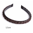 Retro Non-Slip Hair Bands for Women and Girls – Fishbone Twist Headband for Braids