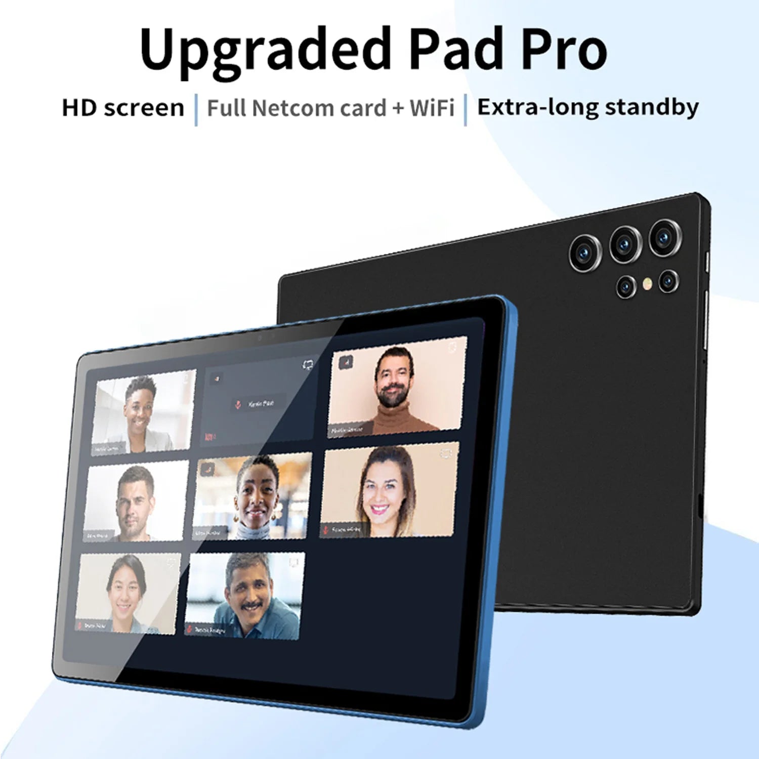 BDF-H39 Upgraded 10.1” 5G Android Tablet – Octa-Core Processor, 6GB RAM + 128GB Storage, 4G Dual SIM, Dual WiFi, 6000mAh Battery, Ideal for Education