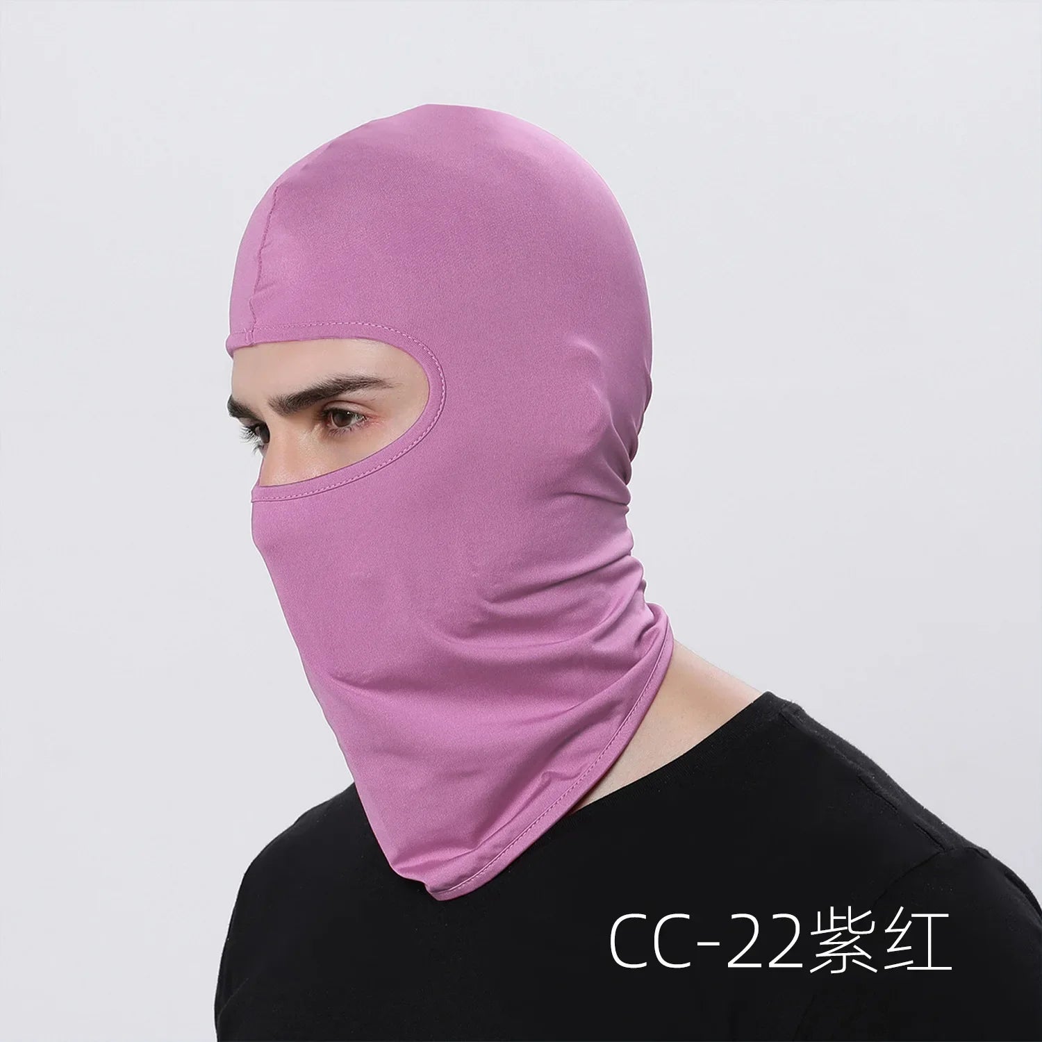 Men’s Cycling Balaclava Face Mask – Windproof, Breathable, Anti-UV Helmet Liner for Ski & Motorcycle (Ski Mask)