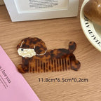 Creative Cartoon Anti-Static Acetate Hair Comb – Cute and Lovely Hairdressing Accessory for Hair Care and Scalp Massage