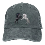 Casual Baseball Cap Men Hats Women Visor Protection Snapback Horse Animal Caps