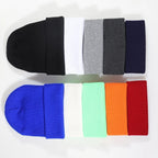 Hip Hop Coffee Cats Beanie – Unisex Knitted Cotton Hat, Casual Warm Skull Cap for Men and Women, Outdoor Style