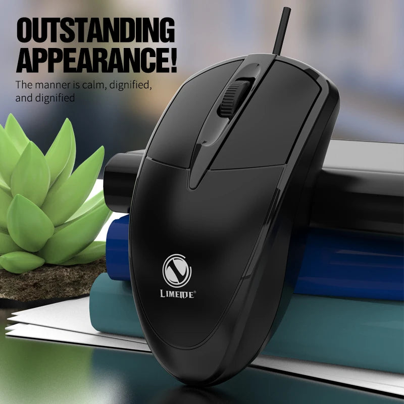 301 Wired USB Mouse – Optical Office & Gaming Mouse for Desktop & Laptop