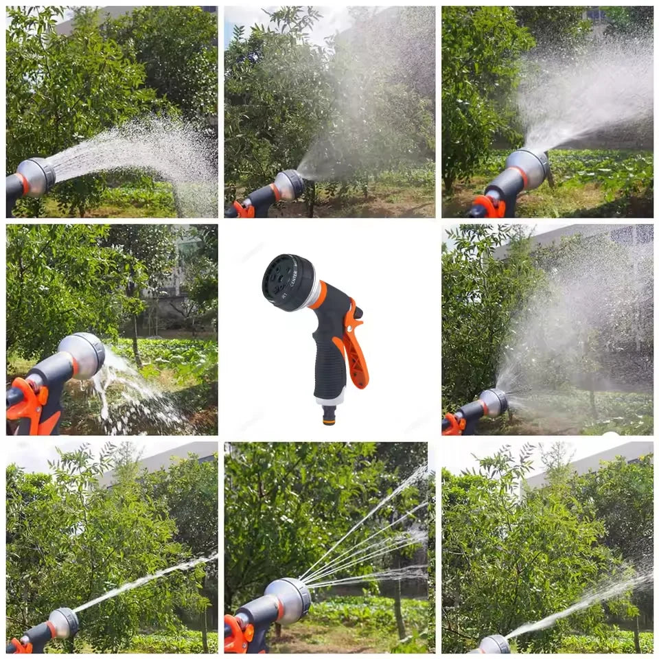 High-Pressure Garden Spray Gun Set – Home Irrigation, Watering & Car Wash Sprinkler