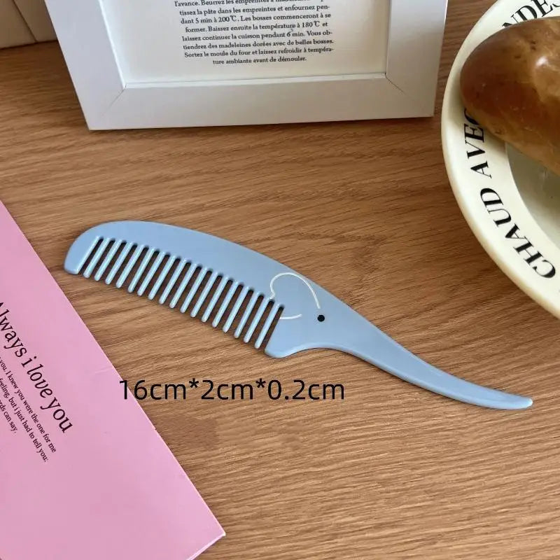 Creative Cartoon Anti-Static Acetate Hair Comb – Cute and Lovely Hairdressing Accessory for Hair Care and Scalp Massage