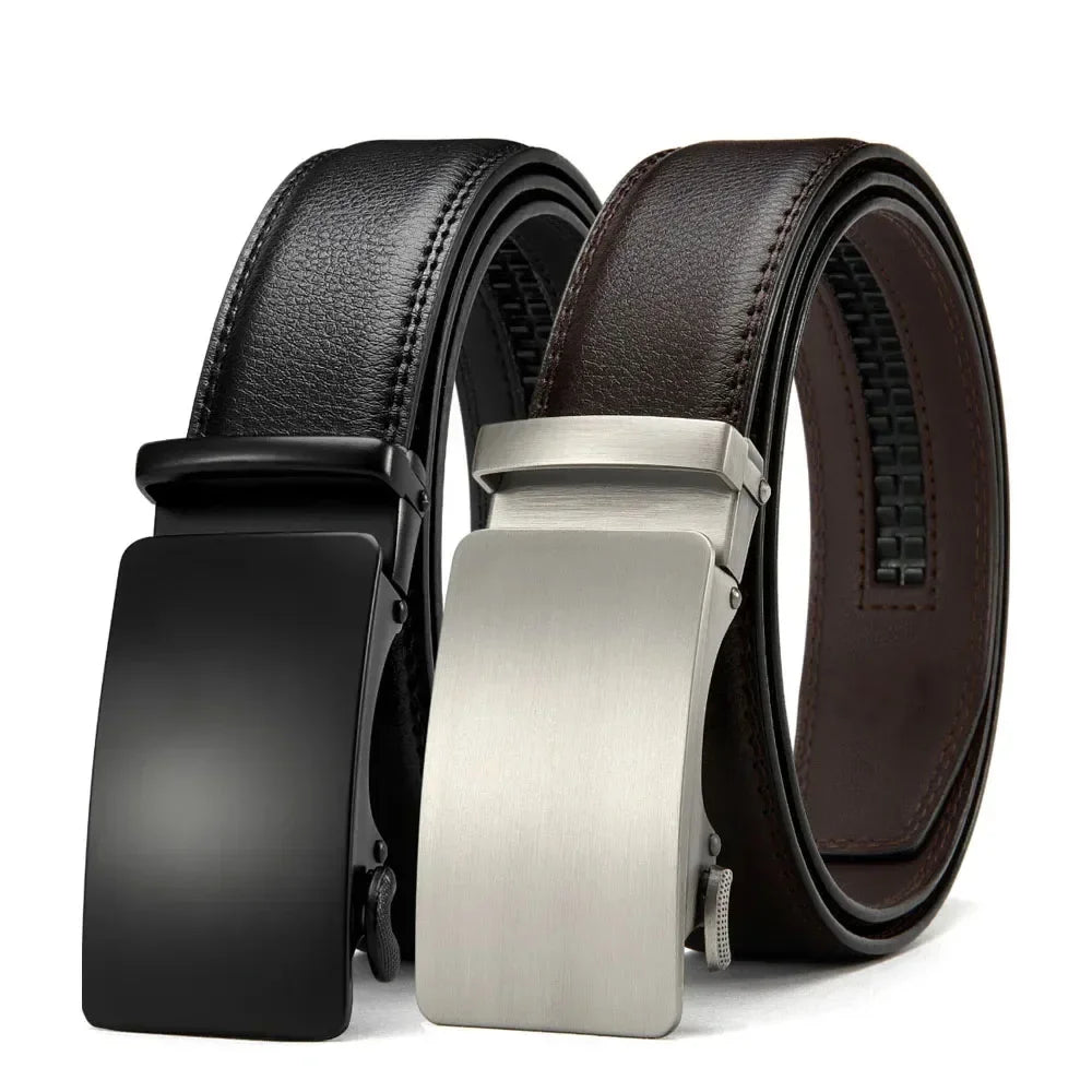 Automatic Buckle Men Belts Luxury Brand Belts For Men Leather Strap Casual Business For Men's Gifts Easy Style