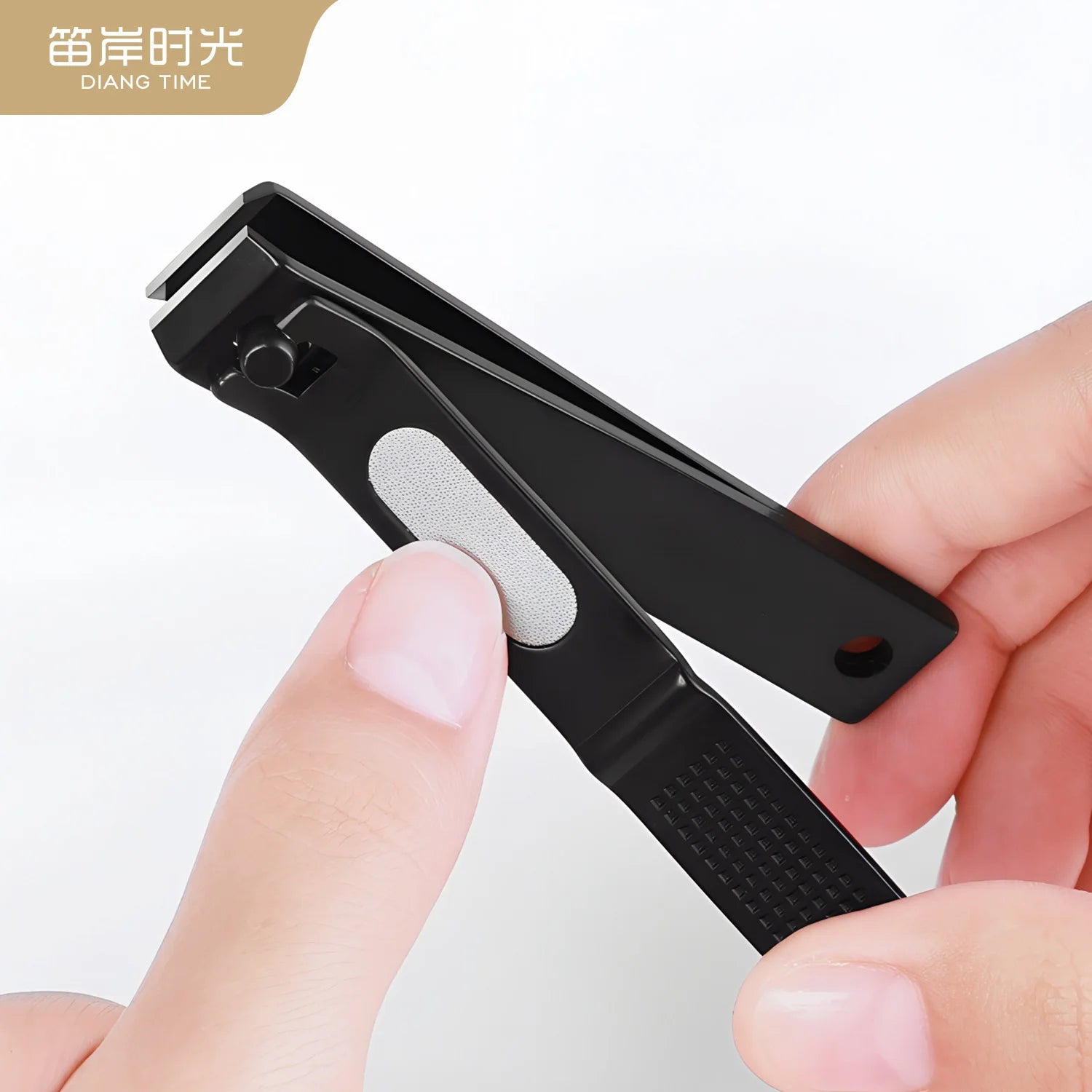 2-Pack Black & Silver Nail Clippers – Sharp, Non-Slip Stainless Steel Trimmers for Easy Manicure