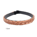 Retro Non-Slip Hair Bands for Women and Girls – Fishbone Twist Headband for Braids