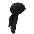 Ripped Long-Tail Pirate Hat for Men & Women – Elastic Hip-Hop Durag Headwrap