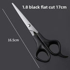 Stainless Steel Scissors with Plastic Handles and Tailor Shears Suitable for Cutting Fabrics, Paper, Leather, and Hair