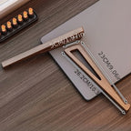 Portable Foldable Wooden Laptop Stand – Ergonomic 12° Tilt | Ventilated Cooling | Triangular Support Design | Office Desk Accessory