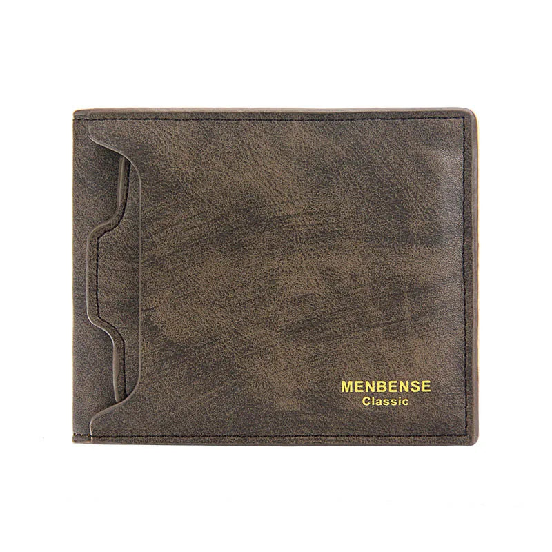 New Short Men Wallets High Quality Card Holder Casual  Male Purses Small Card Bag Photo Holder Men's Removable Card Slot