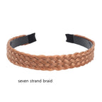 Retro Non-Slip Hair Bands for Women and Girls – Fishbone Twist Headband for Braids