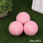 1/3pcs Tennis Balls – Wear-Resistant, Highly Elastic Training Balls 65mm for Beginners, Ladies, and Club Practice