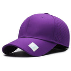 Red & Purple Baseball Cap – Luxury Unisex Mesh Trucker Hat for Outdoor Sports, Golf, and Casual Wear