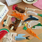 Creative Cartoon Anti-Static Acetate Hair Comb – Cute and Lovely Hairdressing Accessory for Hair Care and Scalp Massage