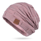 Women’s Winter Hot Sale Hat – Fashionable Slouchy Warm Multicolor Knitted Beanie, Trendy Design