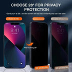 1-4Pcs Privacy Screen Protector for iPhone 14 13 11 12 Pro Max Mini 8 Plus Anti-spy Protective Glass for iPhone 15 16 17 XS MAX