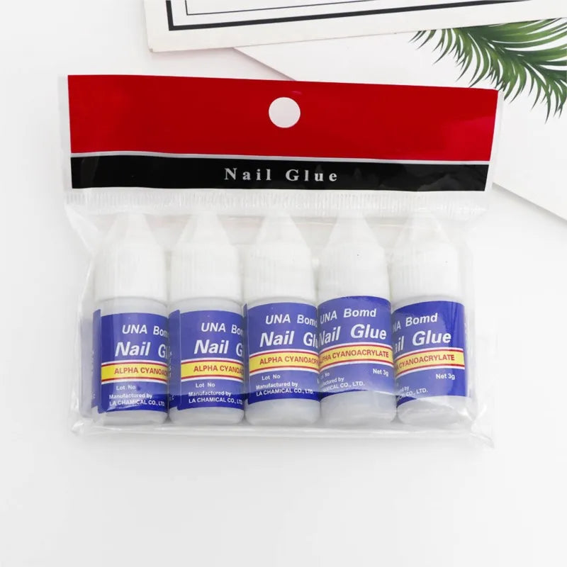 Fast-Drying Nail Glue – Strong Adhesive for False Nail Tips, Acrylic Art, Rhinestones & Gel Nails