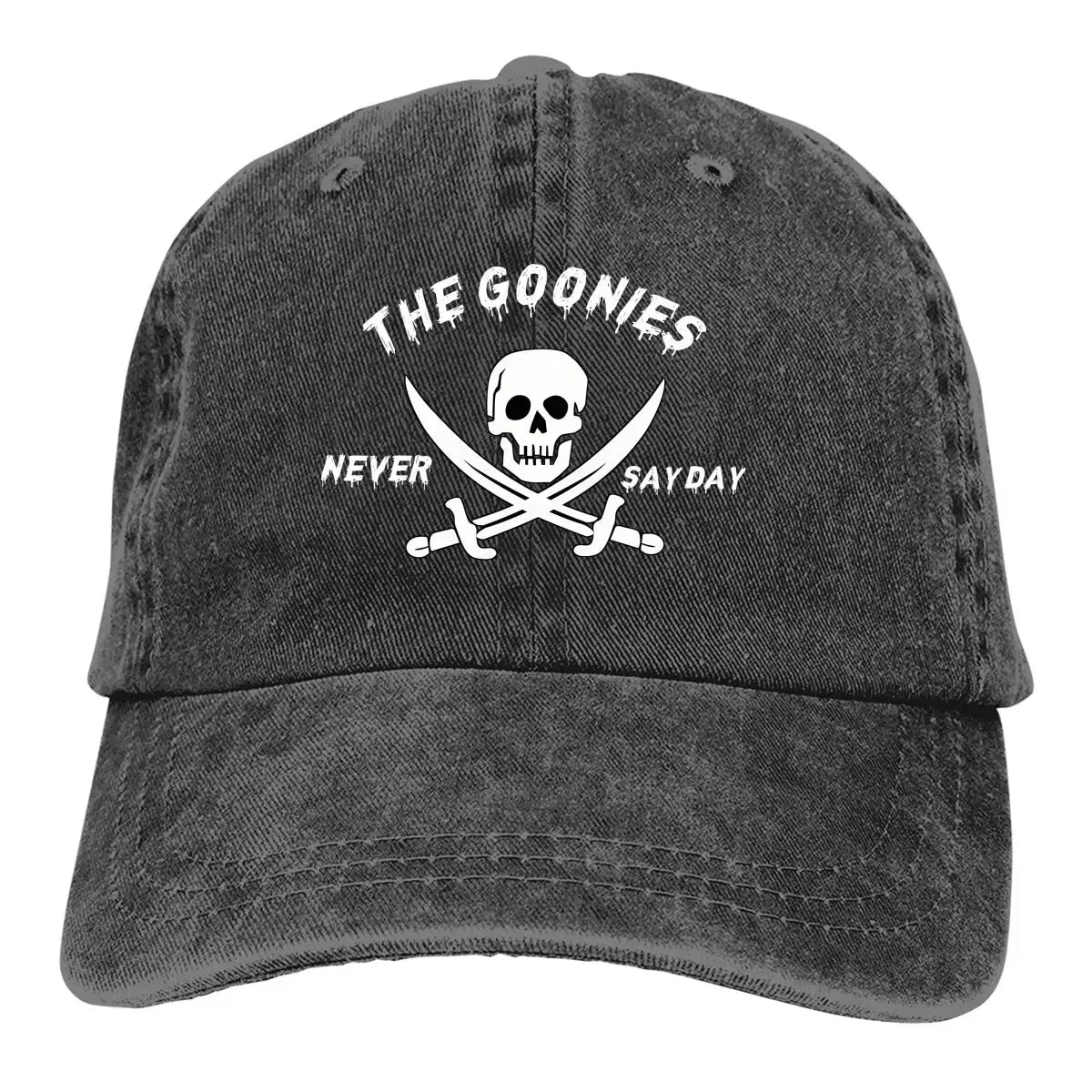 The Goonies “Never Say Die” Baseball Cap – Snapback Hat with Visor Protection for Men & Women