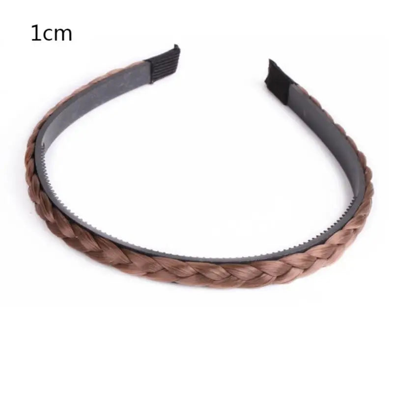 Retro Non-Slip Hair Bands for Women and Girls – Fishbone Twist Headband for Braids