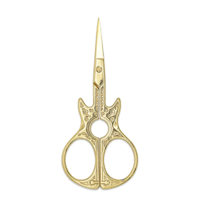 Retro Stainless Steel Tailor Scissors – Crane-Shaped Small Embroidery & Cross-Stitch Scissors for DIY Crafts and Home Use
