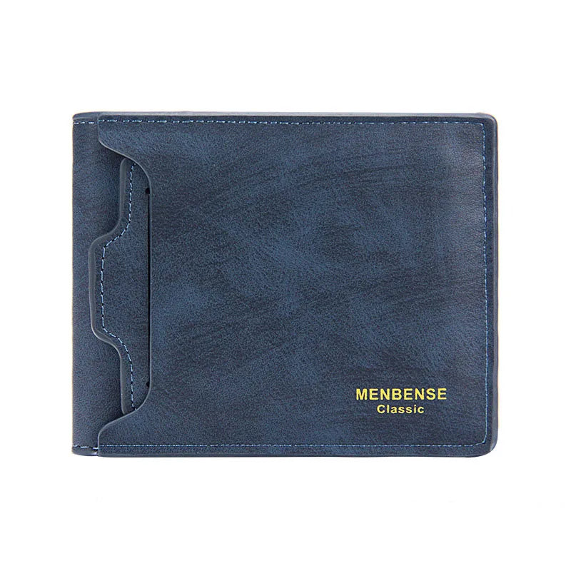 New Short Men Wallets High Quality Card Holder Casual  Male Purses Small Card Bag Photo Holder Men's Removable Card Slot