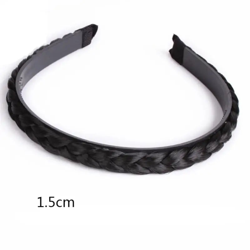 Retro Non-Slip Hair Bands for Women and Girls – Fishbone Twist Headband for Braids