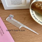 Creative Cartoon Anti-Static Acetate Hair Comb – Cute and Lovely Hairdressing Accessory for Hair Care and Scalp Massage