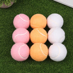 1/3pcs Tennis Balls – Wear-Resistant, Highly Elastic Training Balls 65mm for Beginners, Ladies, and Club Practice