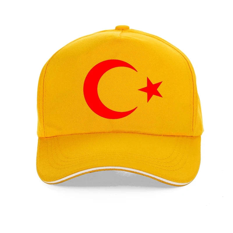 Men’s Turkish Flag Baseball Cap – Summer Casual Dad Hat, Fashion Accessory for Women & Men”