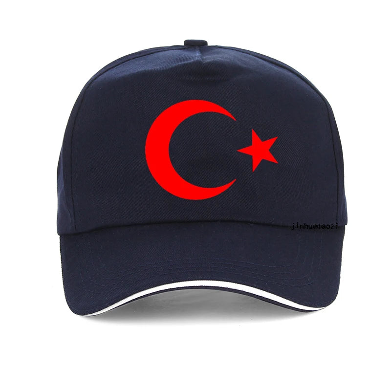Men’s Turkish Flag Baseball Cap – Summer Casual Dad Hat, Fashion Accessory for Women & Men”