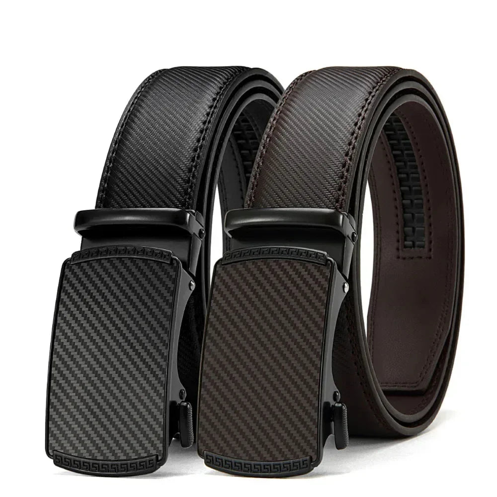 Automatic Buckle Men Belts Luxury Brand Belts For Men Leather Strap Casual Business For Men's Gifts Easy Style