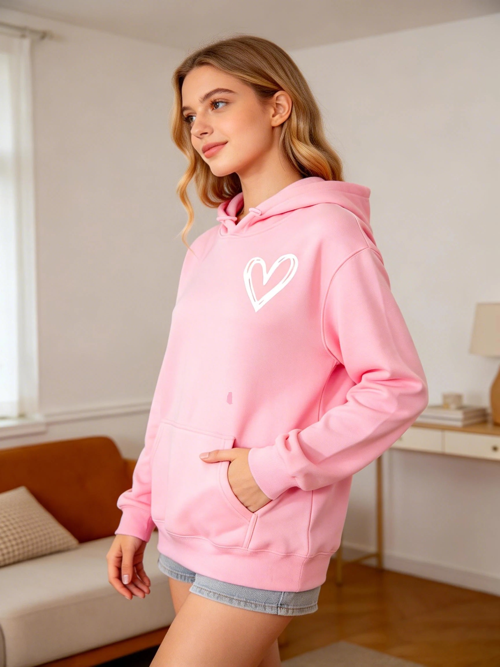 Spring & Autumn Hooded Shirt – Casual Unisex Style