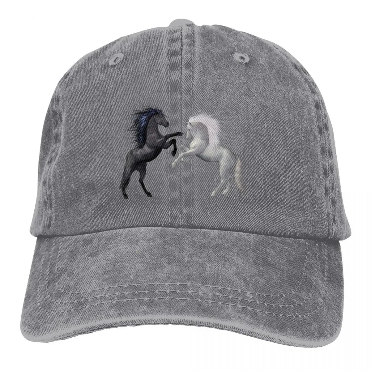 Casual Baseball Cap Men Hats Women Visor Protection Snapback Horse Animal Caps