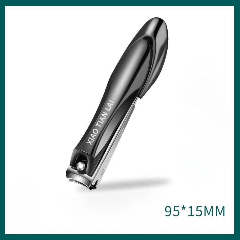 Nail Clippers Stainless Steel Sharpest Nail Cutter Duty Curved Edge for Adult Men Women Swing Out Nail Cleaner/File