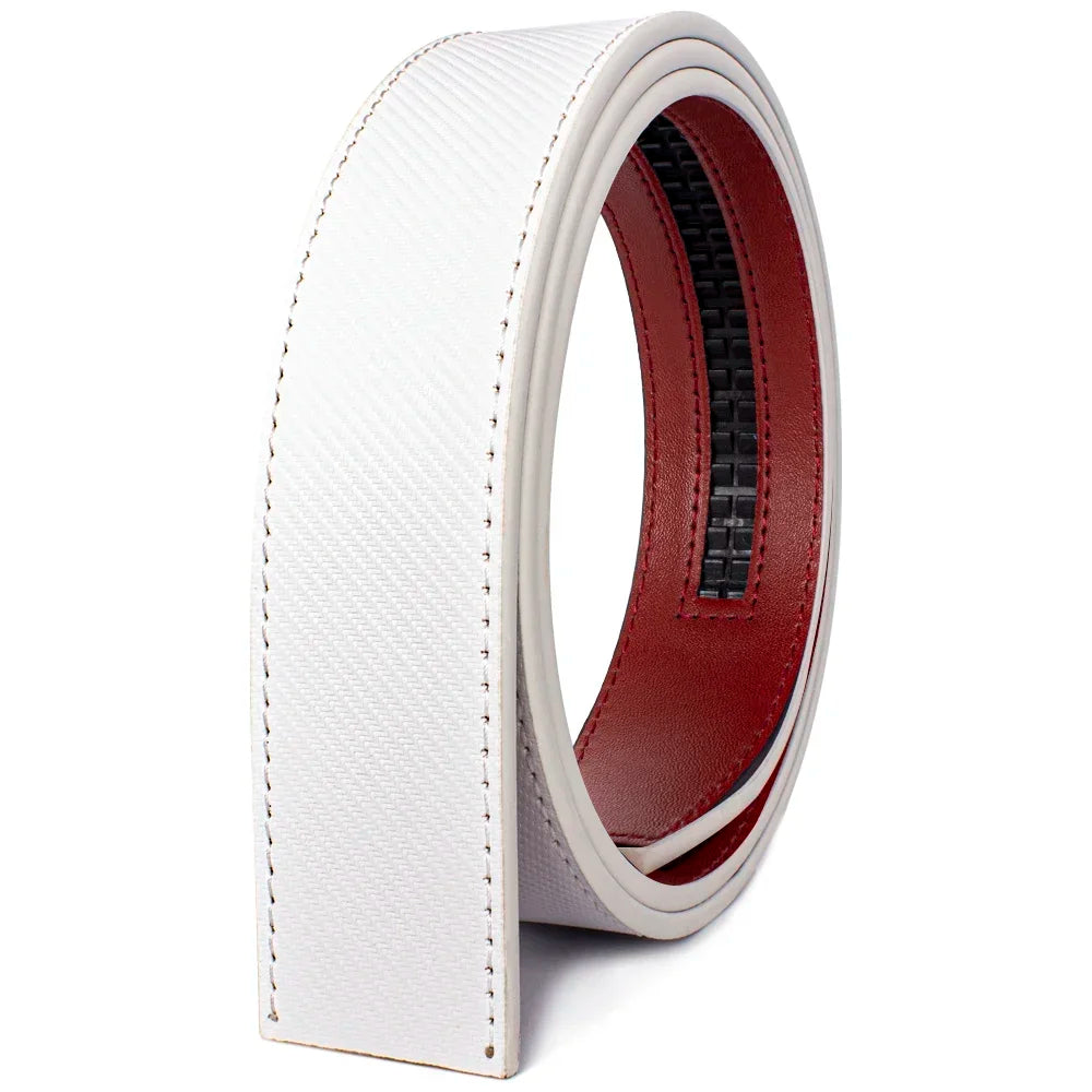 Women Belts Large Size Belt No Buckle for Automatic Buckle Genuine Leather Belts Without Buckle Cowskin High Quality