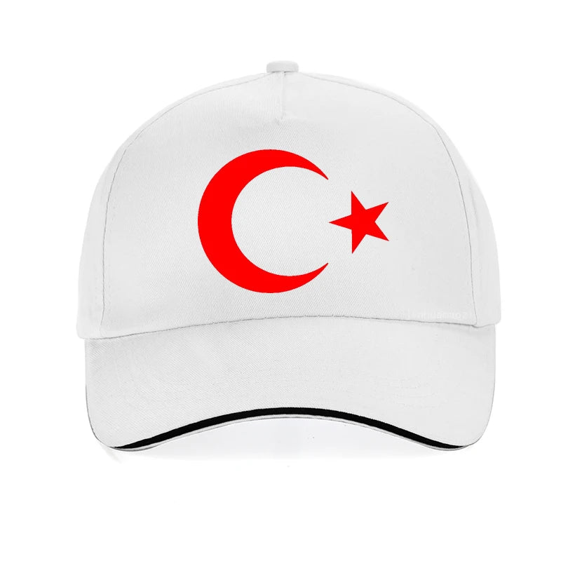 Men’s Turkish Flag Baseball Cap – Summer Casual Dad Hat, Fashion Accessory for Women & Men”