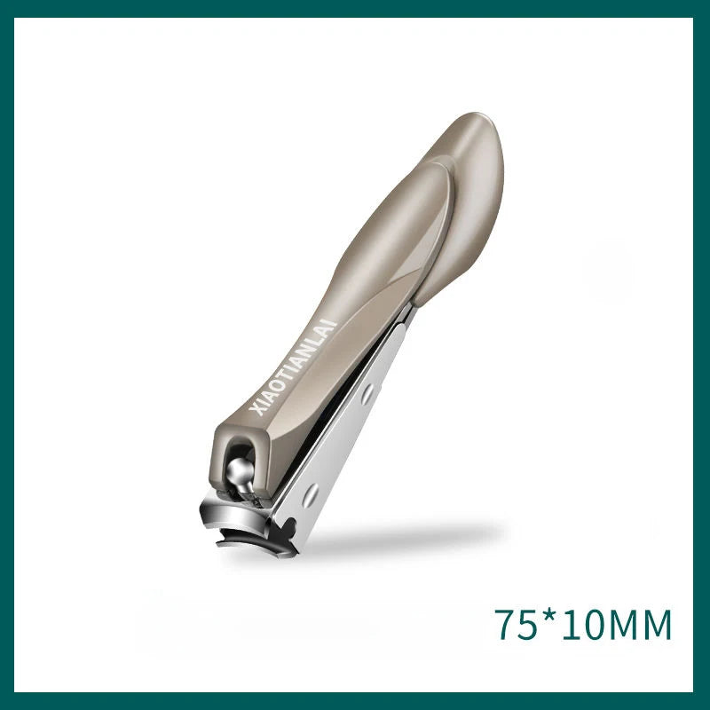Nail Clippers Stainless Steel Sharpest Nail Cutter Duty Curved Edge for Adult Men Women Swing Out Nail Cleaner/File