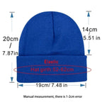 Embroidered Christian Ichthys (Jesus Fish) Knitted Beanie – Warm Winter Hat for Men and Women