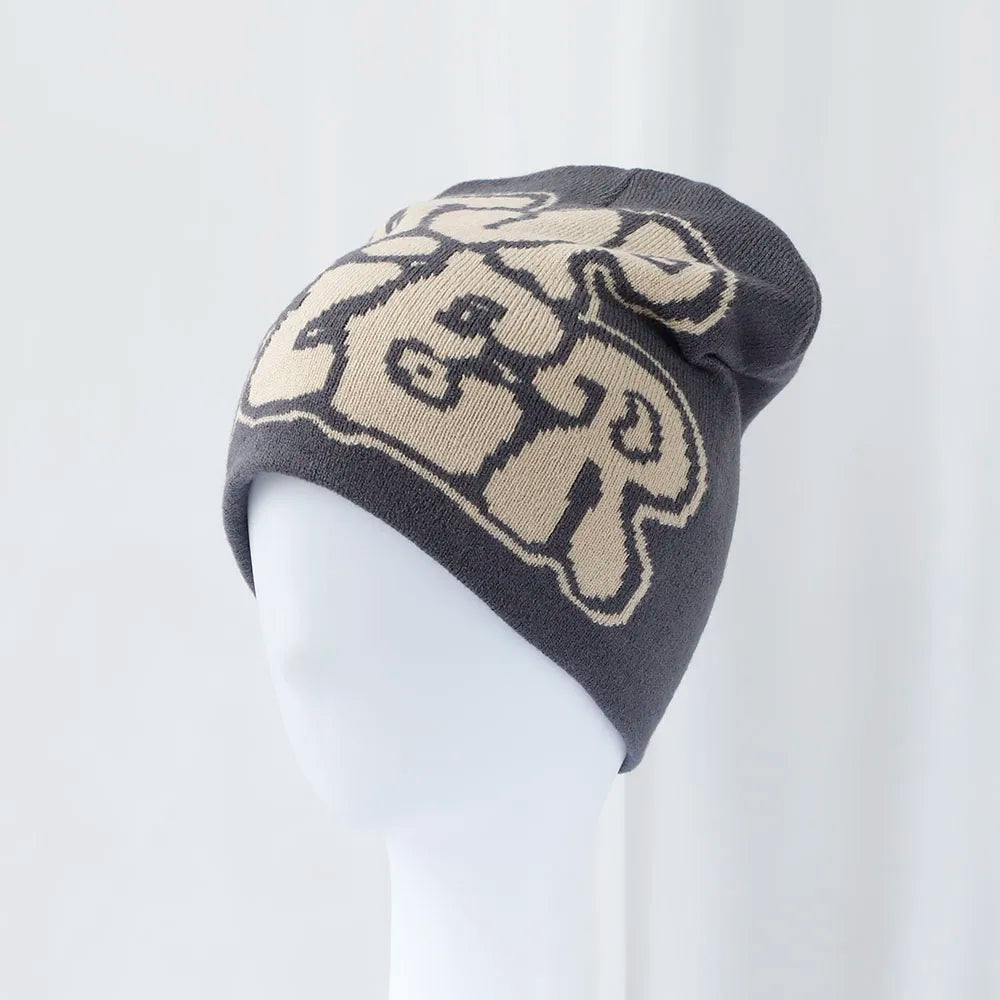 Knitted Beanie Hat – Warm Fashion Cap for Men & Women, High-Quality Cold-Proof Winter Hat”